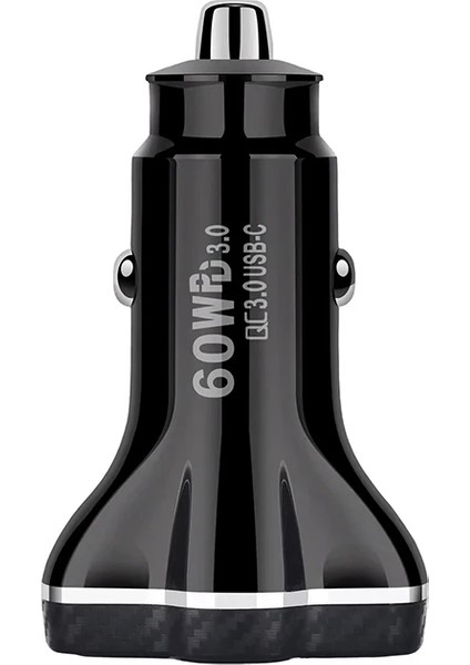 Ally PD62 2xtype-C + USB 78W Araç Çakmaklık Hızlı Şarj Aleti Araç Şarjı-(57 - A365H225-M65 fırsatları