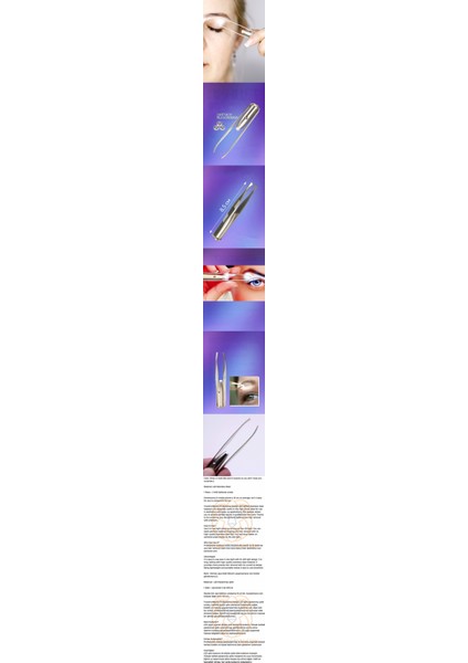 Hsnet LED Işıklı Cımbız Kirpik Kaş Cımbız Epilasyon Cımbızı - A039H809-M43039 fiyatları