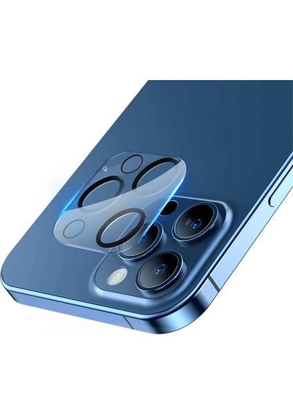 Baseus iPhone 12 Pro 6.1 3D Full Kaplama Kamera Koruyucu Cam 2 Adet SET-(5775) - A291H883-M99291