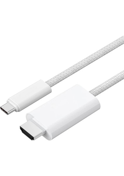 Ally Type-C To HDMI Hdtv Dönüştürücü Adaptör (4k 60Hz) Kablo 1.8M-(5775) - A053H673-M76053 fırsatları