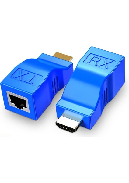 Ally HDMI Extender 4K 3D RJ45 Cat6 ile 30M HDMI UZATICI-(5775) - A162H384-M78162