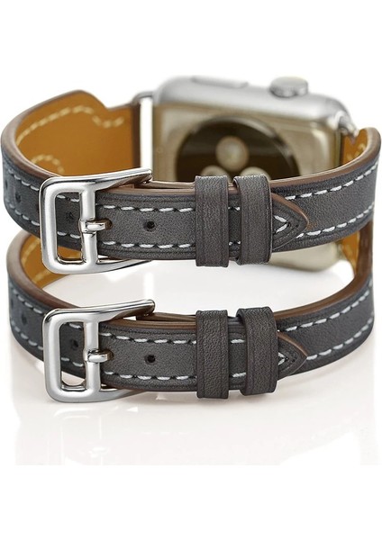 Ally Apple Watch 7-8 41MM 6-5-4 40MM Çift Kayış Kordon Kayış 3-2-1 38MM-(5775) - A620H635-M566 fırsatları