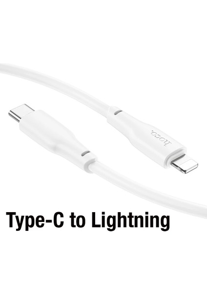 Hoco X93 Force 20W Type-C To iPhone Lightning-C Ultra Hızlı Şarj ve Data Kablosu- - A905H039-M14 modelleri