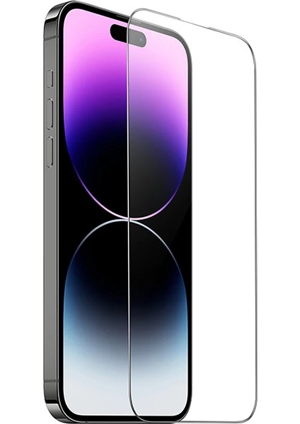 Hoco iPhone 15 Pro Full Screen Hd Tempered Kırılmaz Cam Ekran KORUYUCU-(5775) - A888H807-M53888