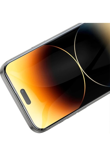 Hoco iPhone 15 Pro Full Screen Hd Tempered Kırılmaz Cam Ekran KORUYUCU-(5775) - A888H807-M53888 modelleri