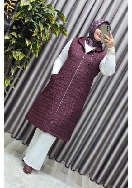 Kadın Giyim Büyük Beden 4031 Kapıtone Dik Cep Yelek fiyatları