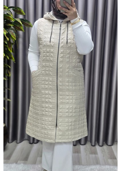 Kadın Giyim Büyük Beden 4031 Kapıtone Dik Cep Yelek fırsatları