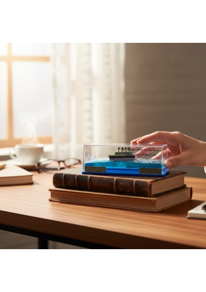 Kişiye Özel Yazılı Batmayan Aşk Gemisi Sevgililer Günü Hediyesi Titanik Kar Küresi fiyatları