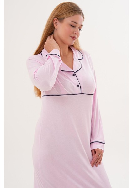 Mecit 6308 Pembe Kadın Gecelik modelleri