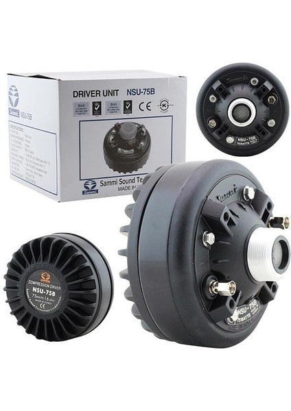 Unit NSU-75B 75 Watt 16 Ohm 115DB 150 Hz Gold Serisi