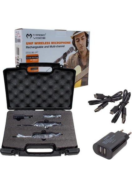 MV-19587 Uhf Kablosuz Enstrüman Ses Aksesuarı modelleri