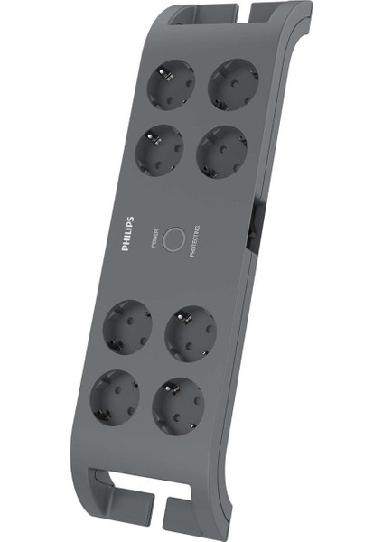 Phılıps SPN3180A/62 2400J 8'li / 2m Akım Korumalı Priz