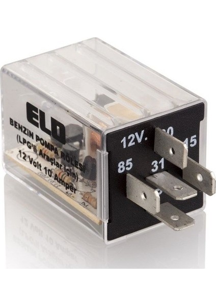 Elo Lpg Benzin Pompa Zamanlama Rölesi (Enjektör Soğutmalı) 12V