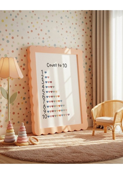 Sayılar Tablosu (1-10) Dijital Baskı Çocuk Posteri (Çerçevesiz) Versiyon 1 fiyatları