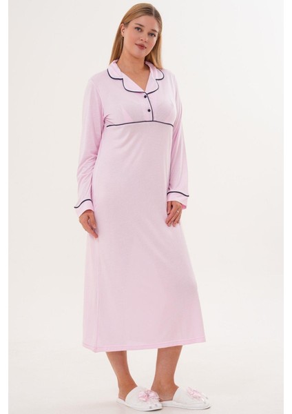 Mecit 6335 Pembe Kadın Sabahlık Gecelik Pijama 4'lü Set fırsatları