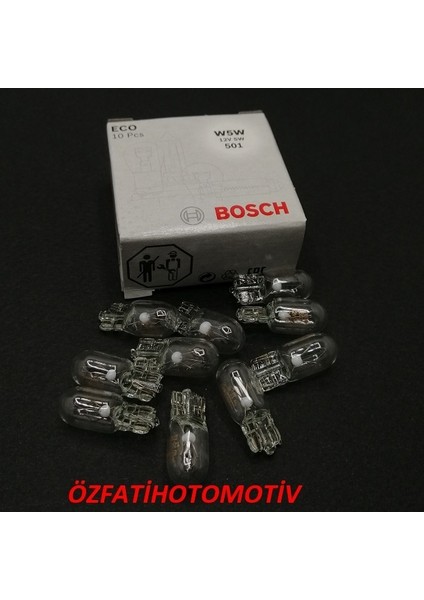 T10 Dipsiz Ampül Bosch W5W 12V 5W