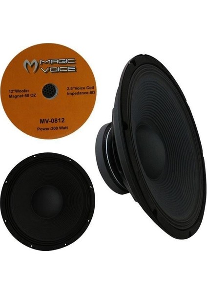 MV-0812 30 cm Yedek Hoparlör (MV-3412 Için)