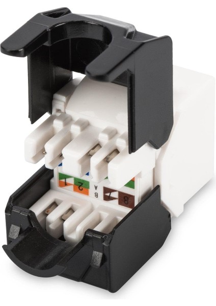 DN-93603 Cat 6e RJ45 Zırhsız Siyah Keyston fiyatları