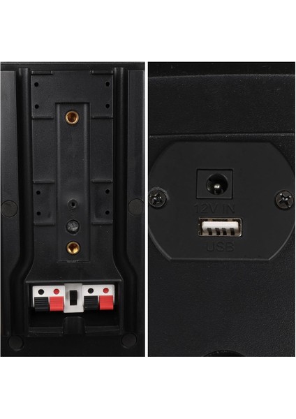 Mv-28 2X13 cm 40 Watt Komütatörlü Hat Trafolu Siyah Dikey Sütun Hoparlör (Tekli Paket) fırsatları