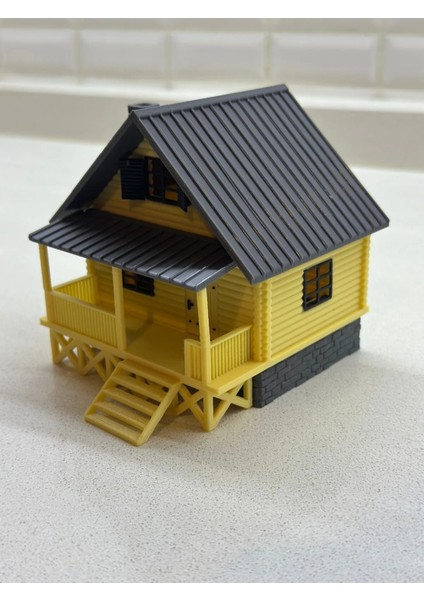 Minyatür Maket Ev, Ağaç Ev-Kar Kış Temalı modelleri