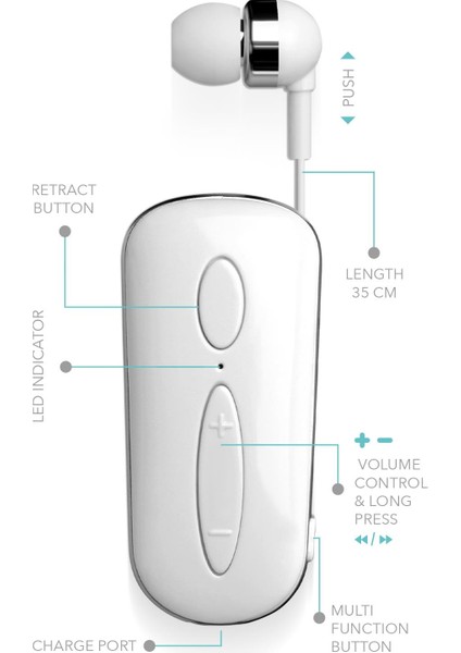 Pureset 10 Saat Konuşma Süresi Makaralı Bluetooth Kulaklık modelleri