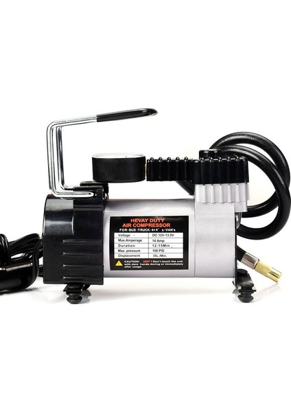Araba Oto Araç Lastik Şişirme Pompası 100 Psi Kompresör AC-580 N11.3209