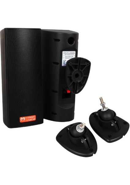 Mv-26 2x7.5 cm 50 Watt Komütatörlü Hat Trafolu Siyah Sütun Hoparlör (2'li Takım) modelleri