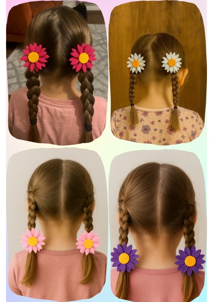 8'li Papatya Lastik Toka