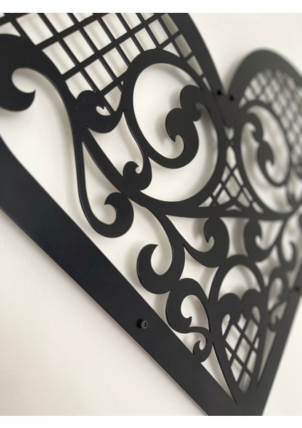Desenli Kalp Figürlü Metal Tablo Iıı | Romantik Duvar Dekoru fiyatları