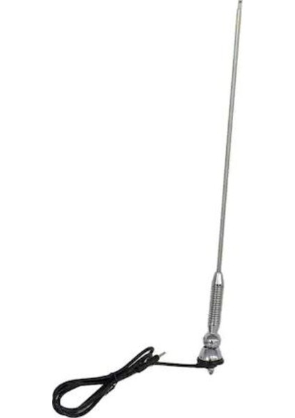 Şüscar Pmx Üniversal Yaylı Anten Gömme Nikel Krom Çamurluk Anteni Uzayab