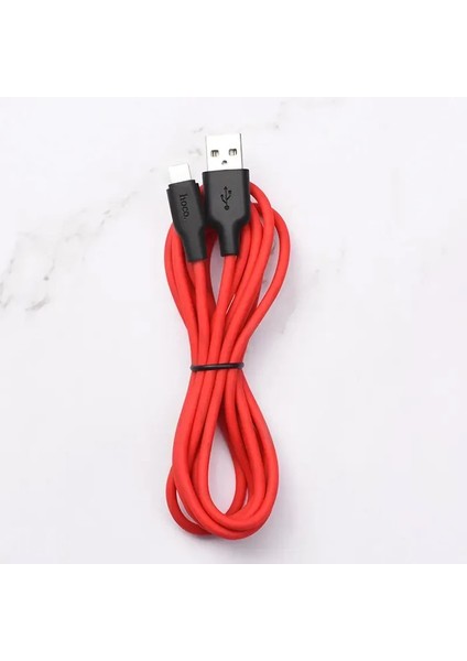 Hoco X21 Plus USB To iPhone Lightning Silikon Hızlı Şarj ve Data KABLOSU-(5775) - A419H431-M8941 modelleri