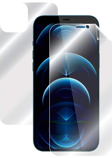 Iphone 12 Pro Max 6.7 Film Ön Arka Full Koruyucu Membran Nano Hidrojel Koruyucu Se - A256H781-M01 modelleri