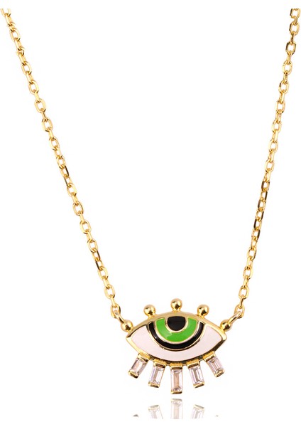 Göz Gümüş Kolye Ms3627 fiyatları