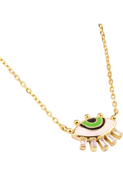 Göz Gümüş Kolye Ms3627 fırsatları