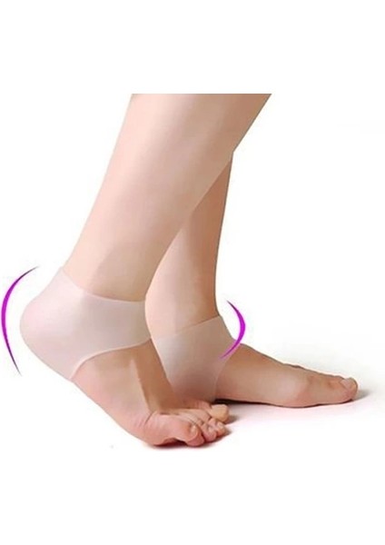 Silikon Topuk Çorabı Beyaz Renk fiyatları