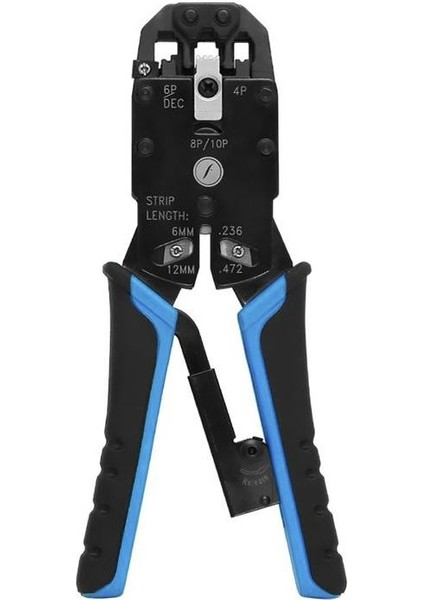 Cat6 30 Metre U-Utp Saf Bakır Dış Mekan Data Kablosu-Modüler Fiş-Sıkma Pensesi