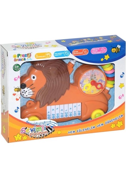 Aslan-Kaplan-Fil Pilli Piano Kutulu