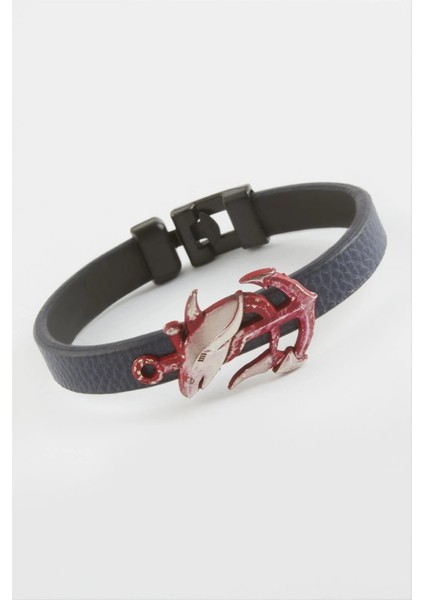 Çapa Kaliteli Suni Deri Bileklik