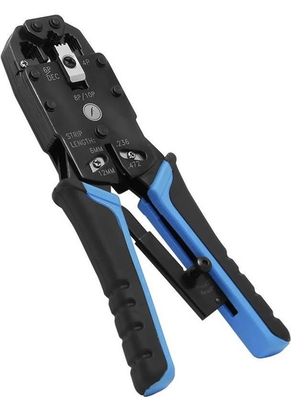 Cat6 70 Metre U-Utp Saf Bakır Dış Mekan Data Kablosu-Modüler Fiş-Sıkma Pensesi