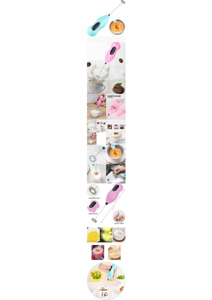 Hsnet Süt Köpürtücü Kahve Karıştırıcı Mini Pilli Mixer Çırpıcı - A344H656-M92344 fiyatları