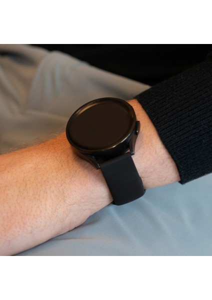 Huawei Watch Gt6 Gt6 Pro 46MM Uyumlu Standart Klasik Spor Silikon Kordon 22MM Kayış