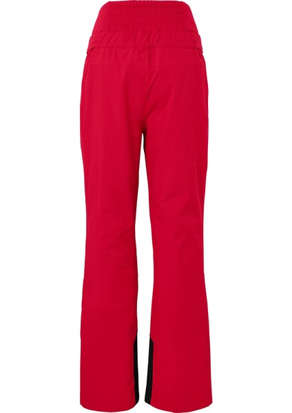 Kadın Kayak Pantolonu, Yük. Bel, Kırmızı fiyatları