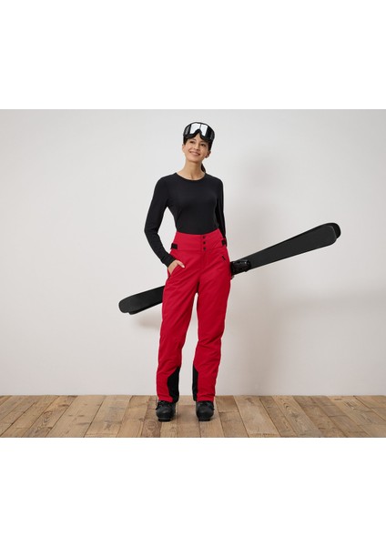 Kadın Kayak Pantolonu, Yük. Bel, Kırmızı modelleri