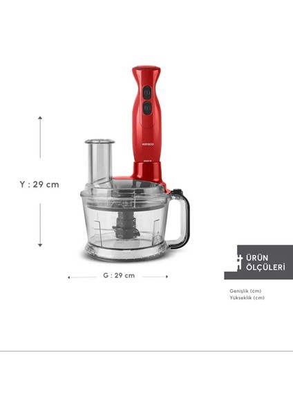 PRO-2000W Turbo Doğrayıcı, Dilimleme Rondo, Blender - Ikili Çelik Mikser, Buz Kırıcı Mutfak Robotu fırsatları