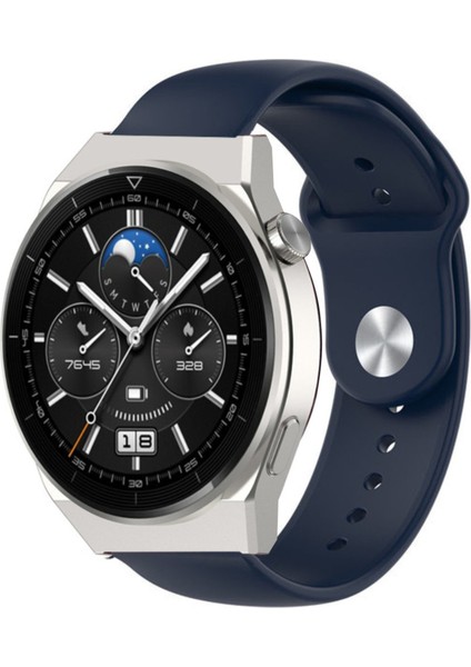 Huawei Watch Gt6 Gt6 Pro 46MM Uyumlu Standart Klasik Spor Silikon Kordon 22MM Kayış