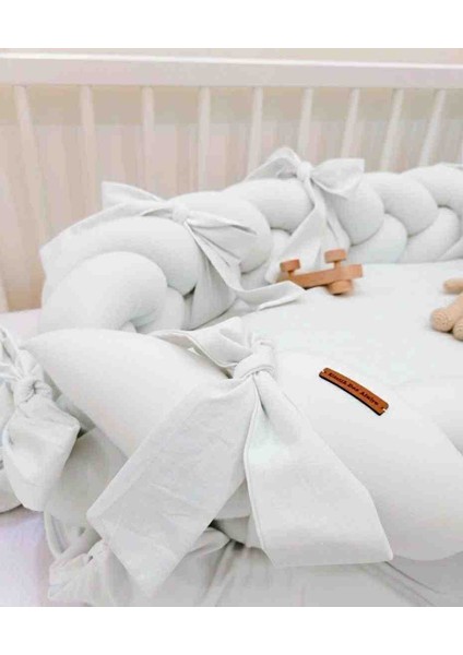 Babynest %100 Pamuk Özel Tasarım Örgü Korumalık Kenarlı Bebek Yatağı modelleri