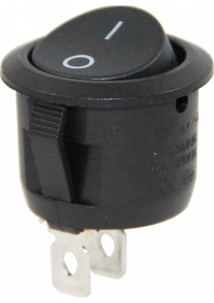 Yuvarlak Anahtar Düğme Siyah