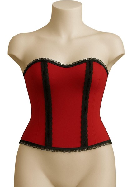 Kırmızı Mı Emay 9155 F Fırfırlı Terletici Büstiyer