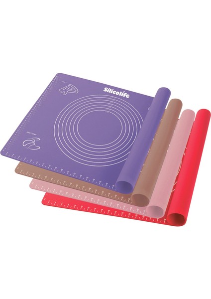 Silikon Hamur Açma ve Yoğurma Matı - Ölçekli