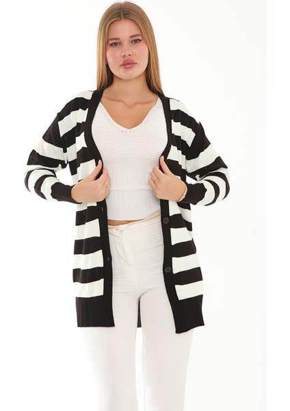 Ince Triko Hırka Çizgili Desen fırsatları